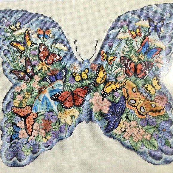 Dimensions Other - Dimensions~Gold Collection~Flying Flowers~Vtg 1999